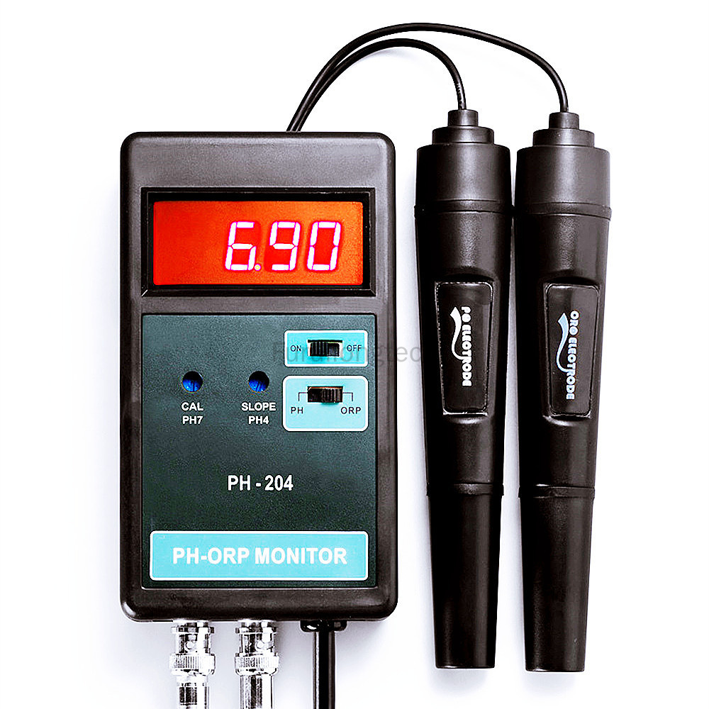 Aquarium Fish In Online - PH-204 Dijital PH/ORP Ölçer Sıcaklık Kontrol