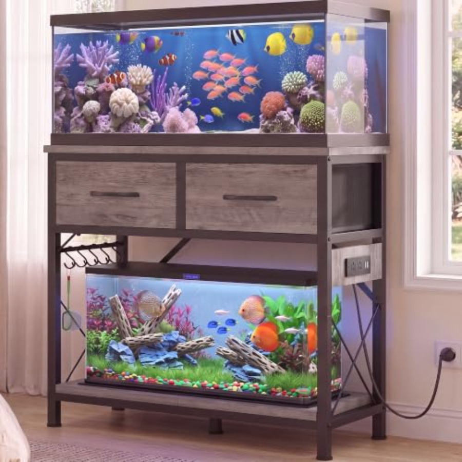 Aquarium Fish Black - 20-29-37 Galonluk Akvaryumlar için Balık Tankı