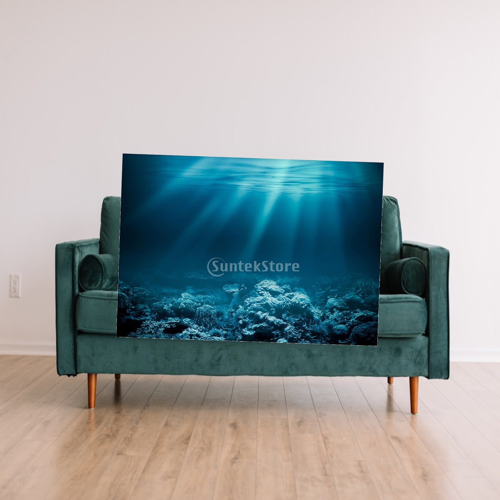Fish In Aquarium Picture - Balık Tankı Yapışkanlı Poster PVC 3D
