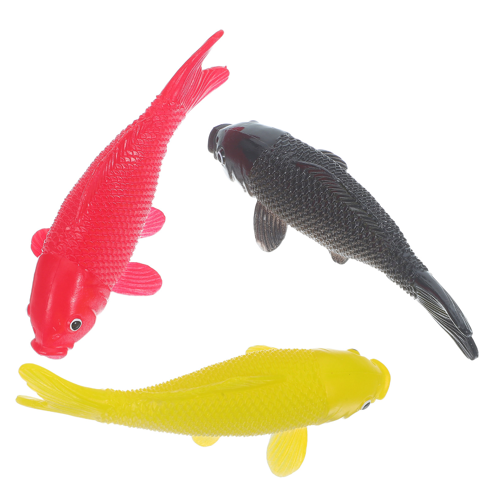 Fish Toy In Aquarium - 3 adet Balık El Sanatları Oyuncaklar