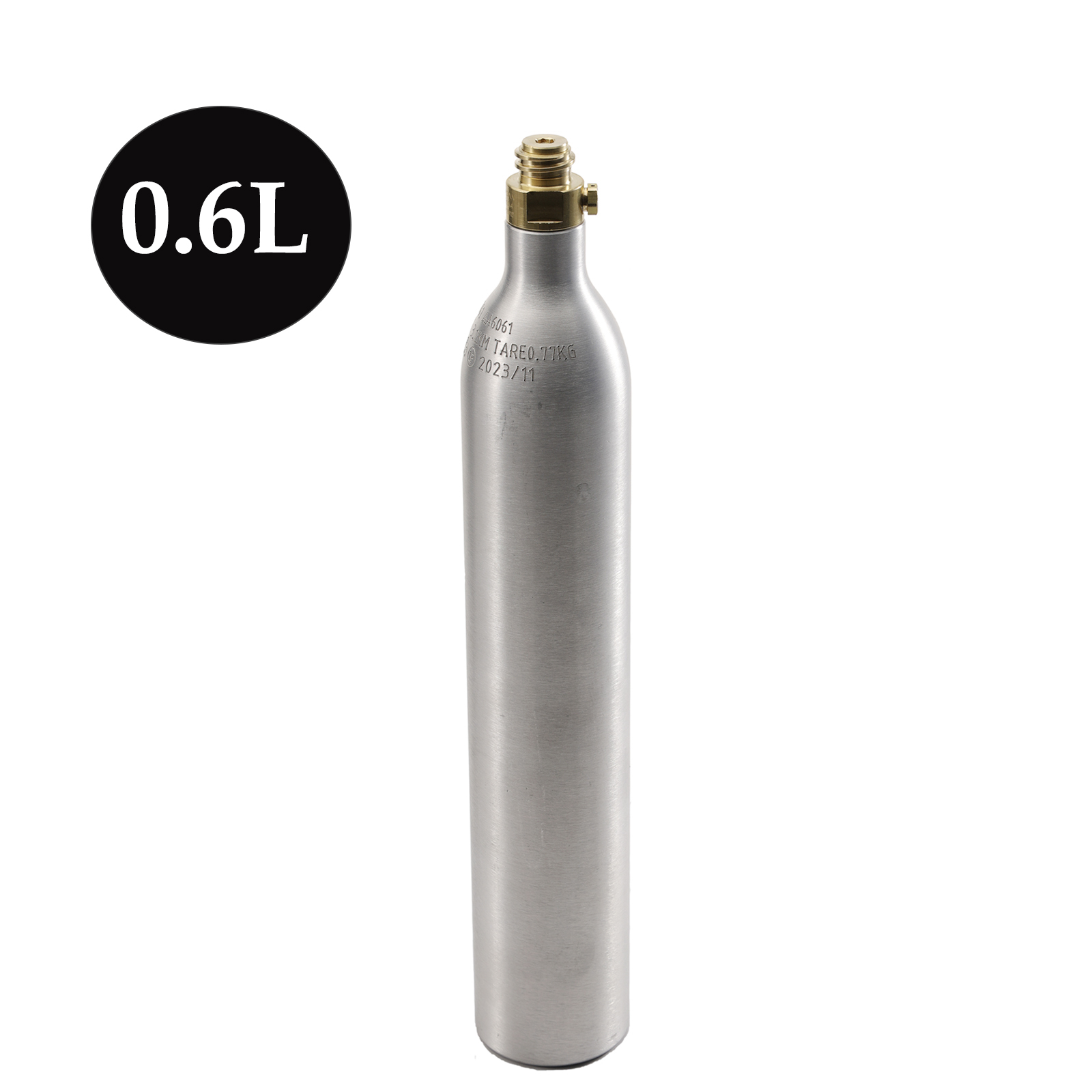 Aquarium Fish Shark - 0.6L 0.64KG Boş Co2 Gaz Silindiri