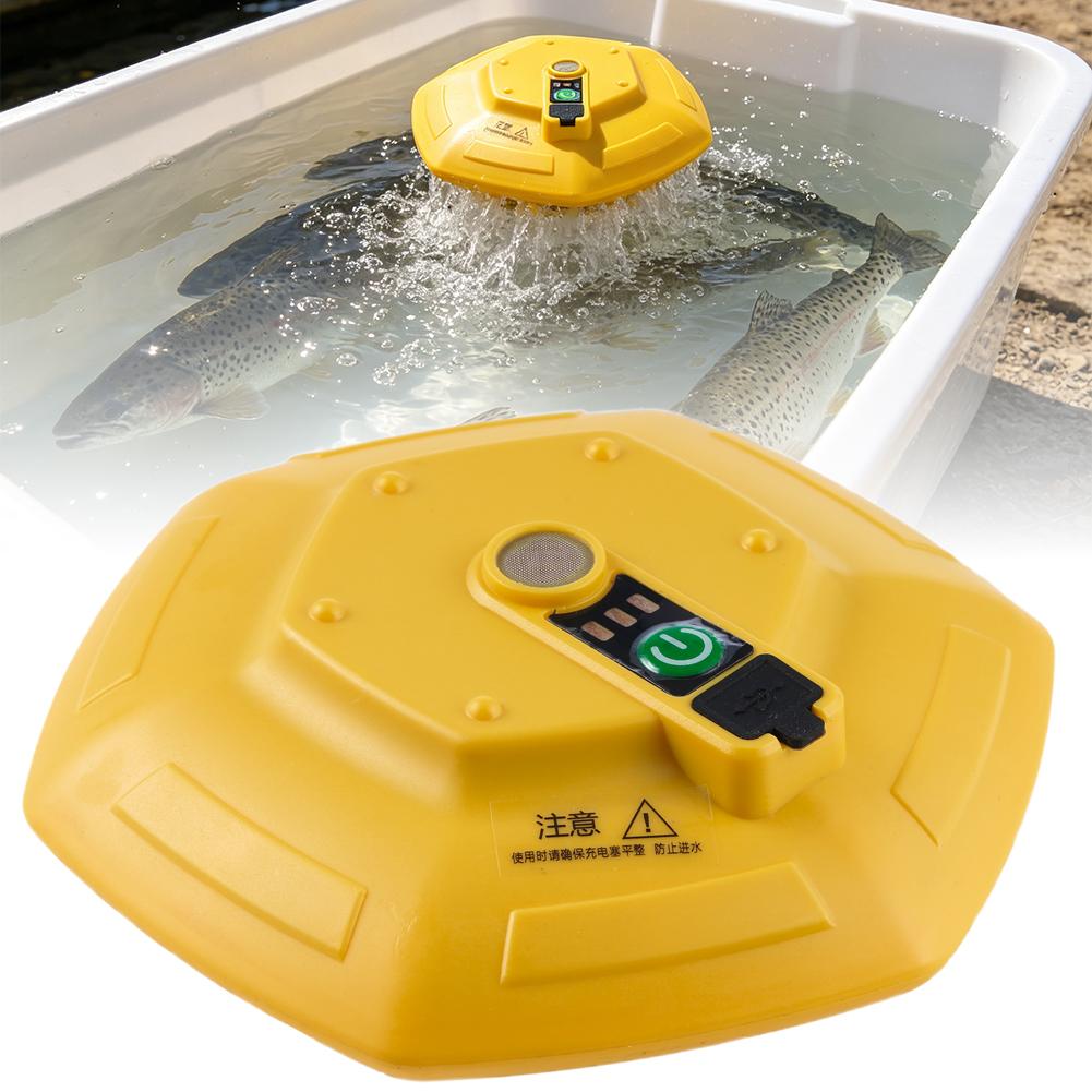 Aquarium Fish Fishing - Taşınabilir Yüzen Balık Tankı Oksijen Pompası,