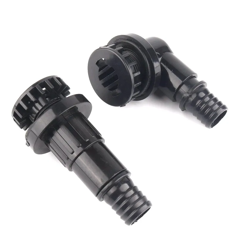 Fish Co Aquarium - 1 adet 20 mm siyah PVC