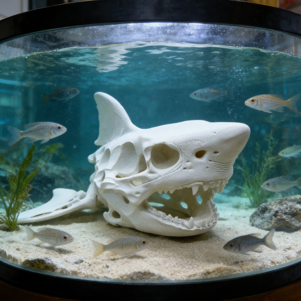 3D Baskı Köpekbalığı Kafatası  - Aquarium Fish Shark incelemesi ve fiyatı