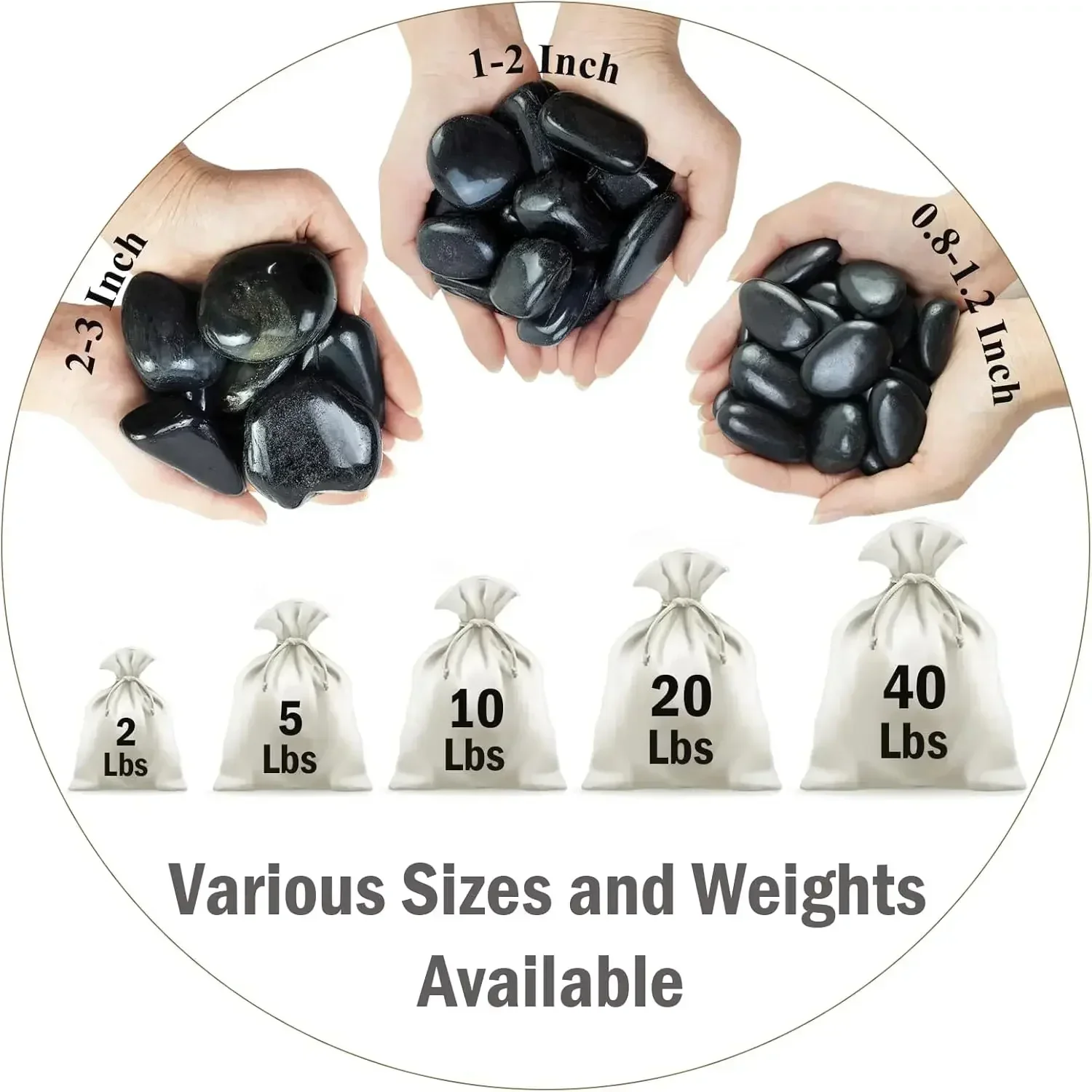 Peyzaj düzenlemesi için 40 lbs - Aquarium Fish Black incelemesi ve fiyatı