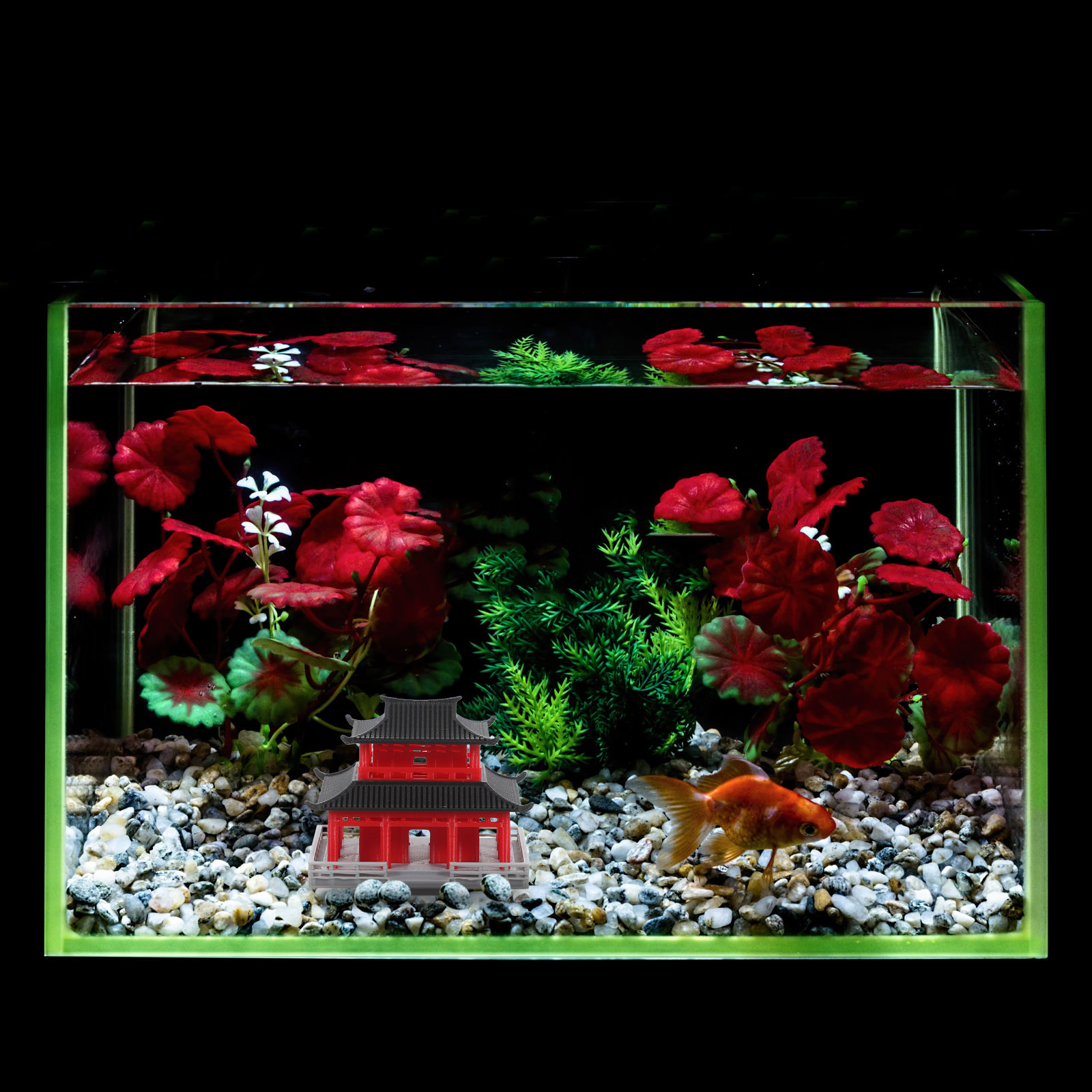 Mini Pavilyon Pagoda, Çin Anti - Fish Toy In Aquarium incelemesi ve fiyatı