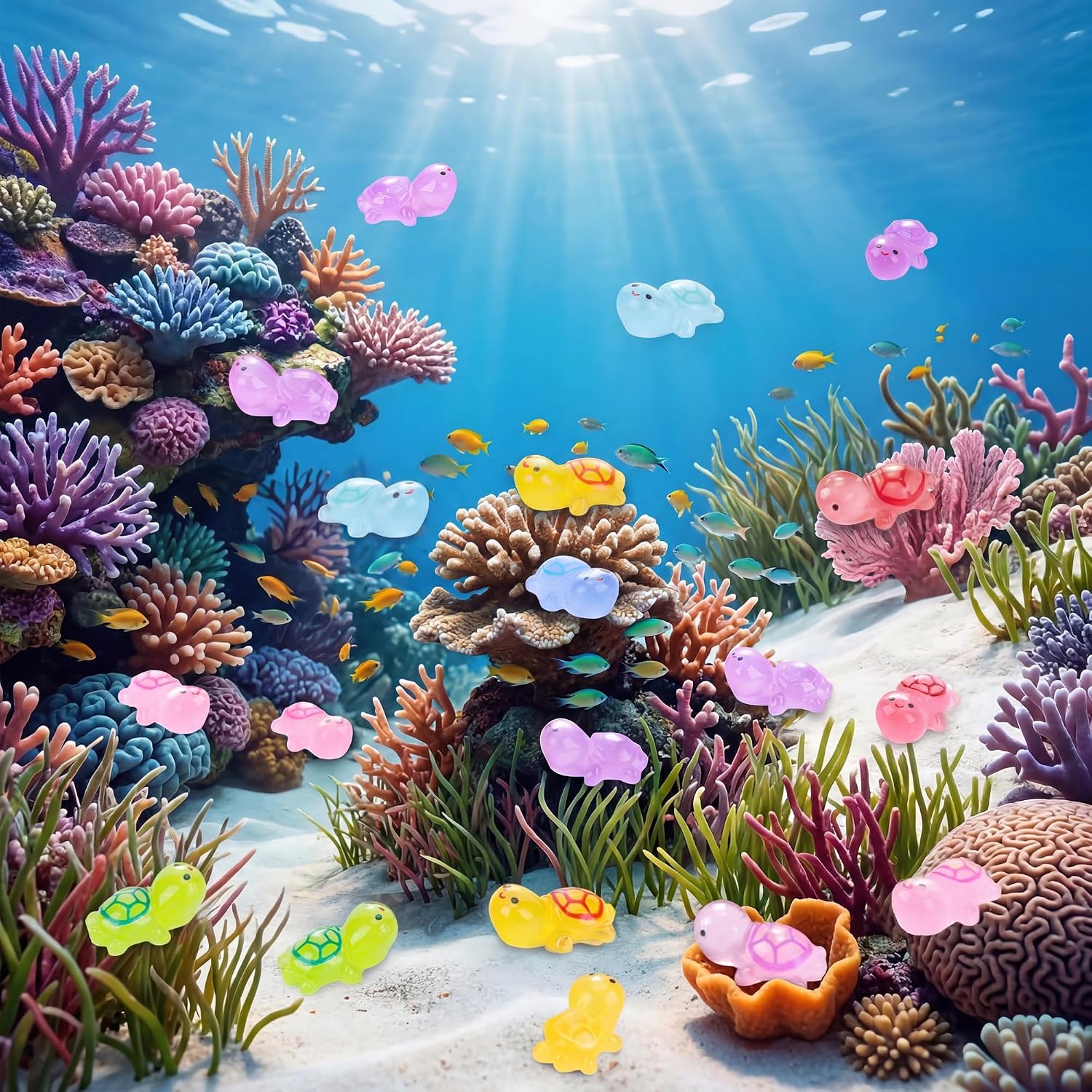 25 Parlayan Mini Reçine Kaplum - Fish Toy In Aquarium incelemesi ve fiyatı