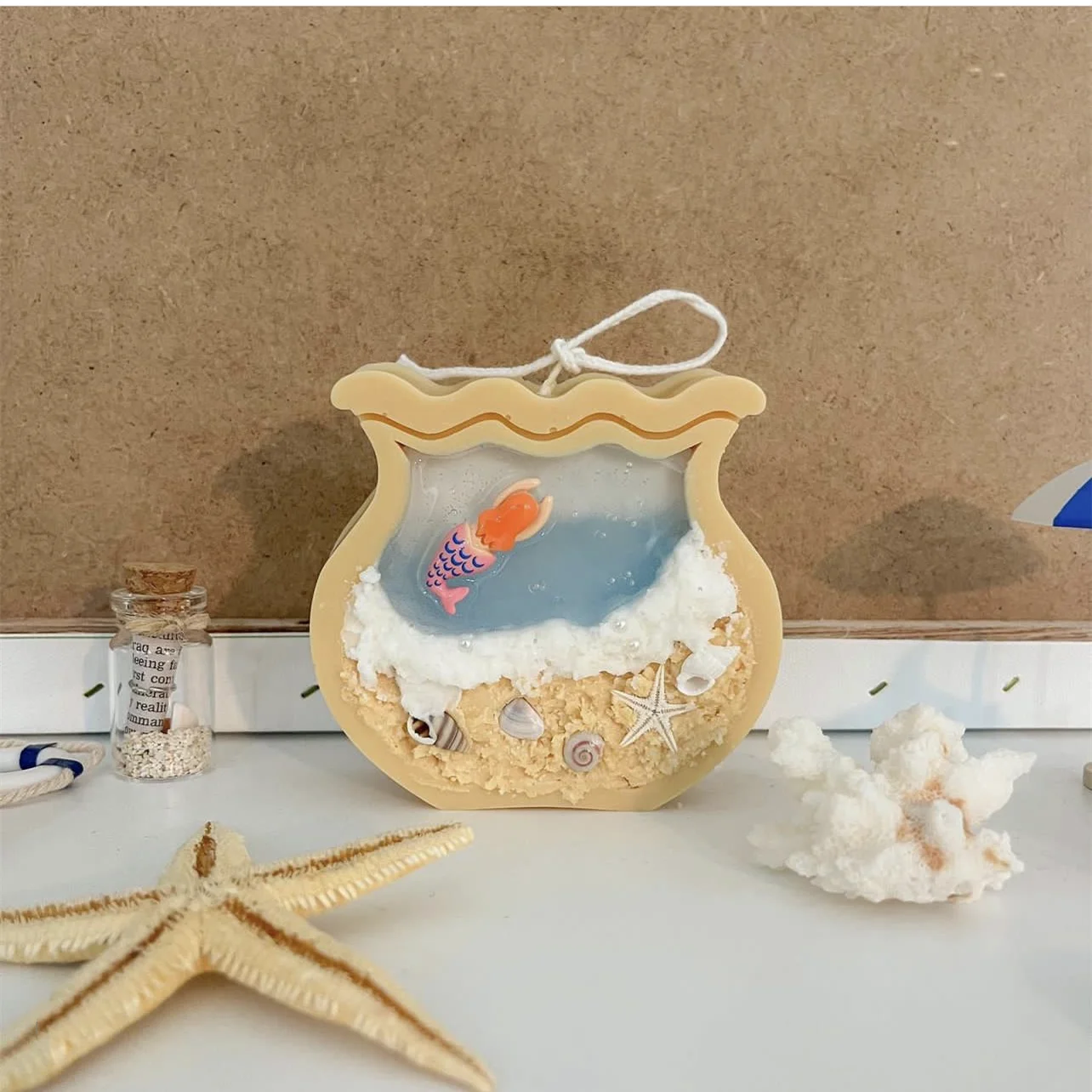 Balık Tankı Ay Şeklinde Mum Ka - Aquarium Fish Fishing incelemesi ve fiyatı