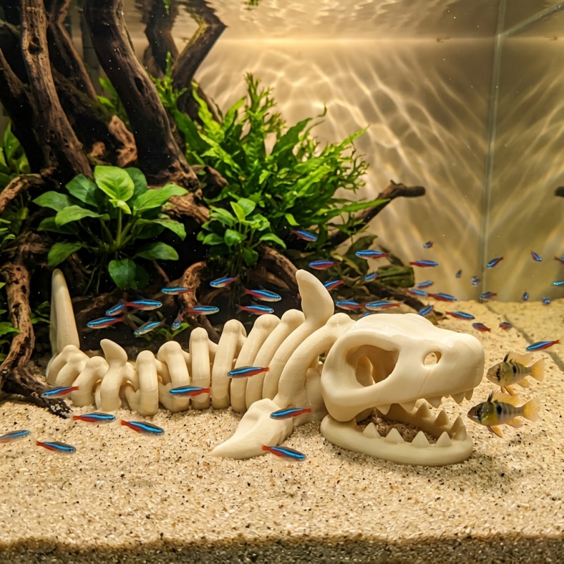 1 Adet 17CM 3D Köpekbalığı İsk - Aquarium Fish Shark incelemesi ve fiyatı