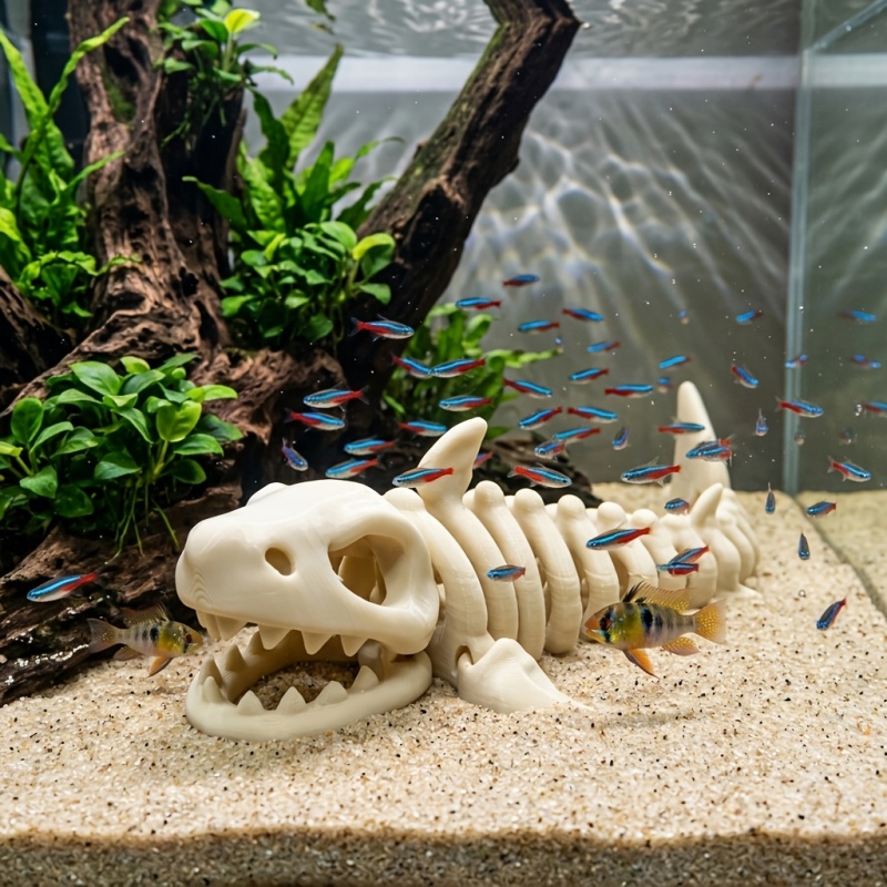 1 Adet 17CM 3D Köpekbalığı İsk - Aquarium Fish Shark incelemesi ve fiyatı