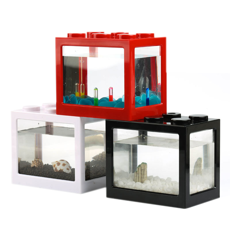 7 Renkli Mini Akvaryum Betta B - Fish Toy In Aquarium incelemesi ve fiyatı
