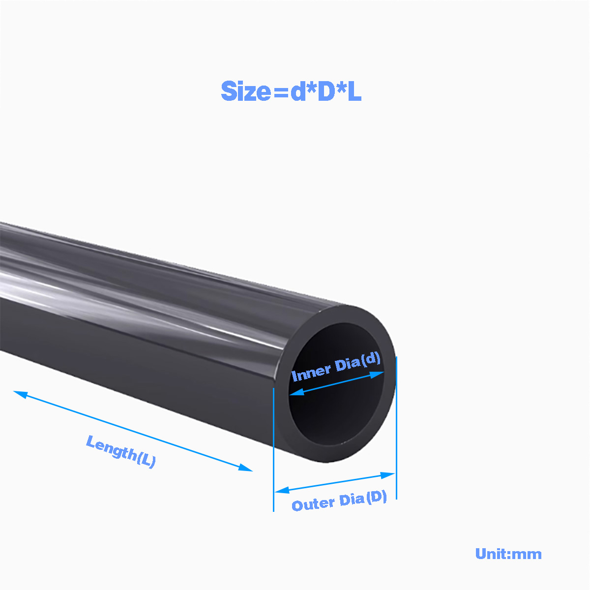 Siyah PVC Plastik Boru Içi Boş - Aquarium Fish Black incelemesi ve fiyatı