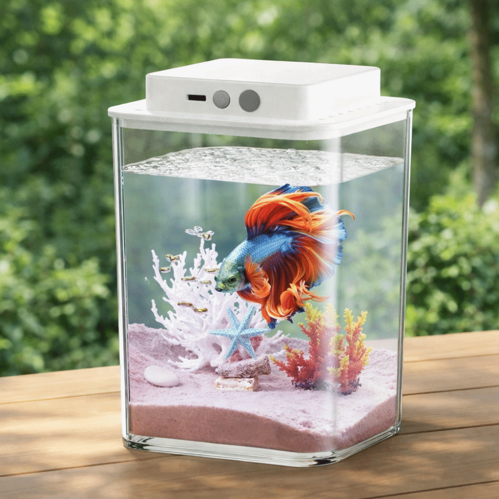 Şeffaf Betta Balık Tankı Akıll - Fish Toy In Aquarium incelemesi ve fiyatı
