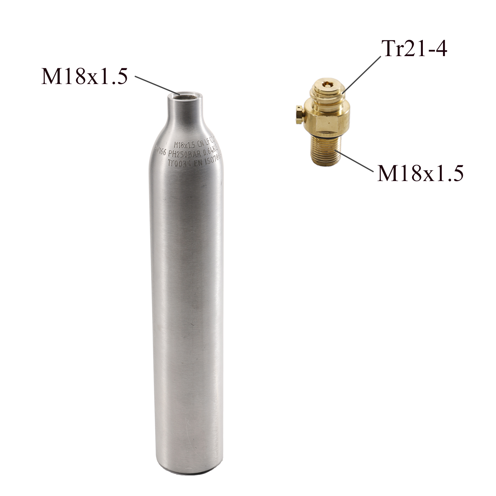 0.6L 0.64KG Boş Co2 Gaz Silind - Aquarium Fish Shark incelemesi ve fiyatı
