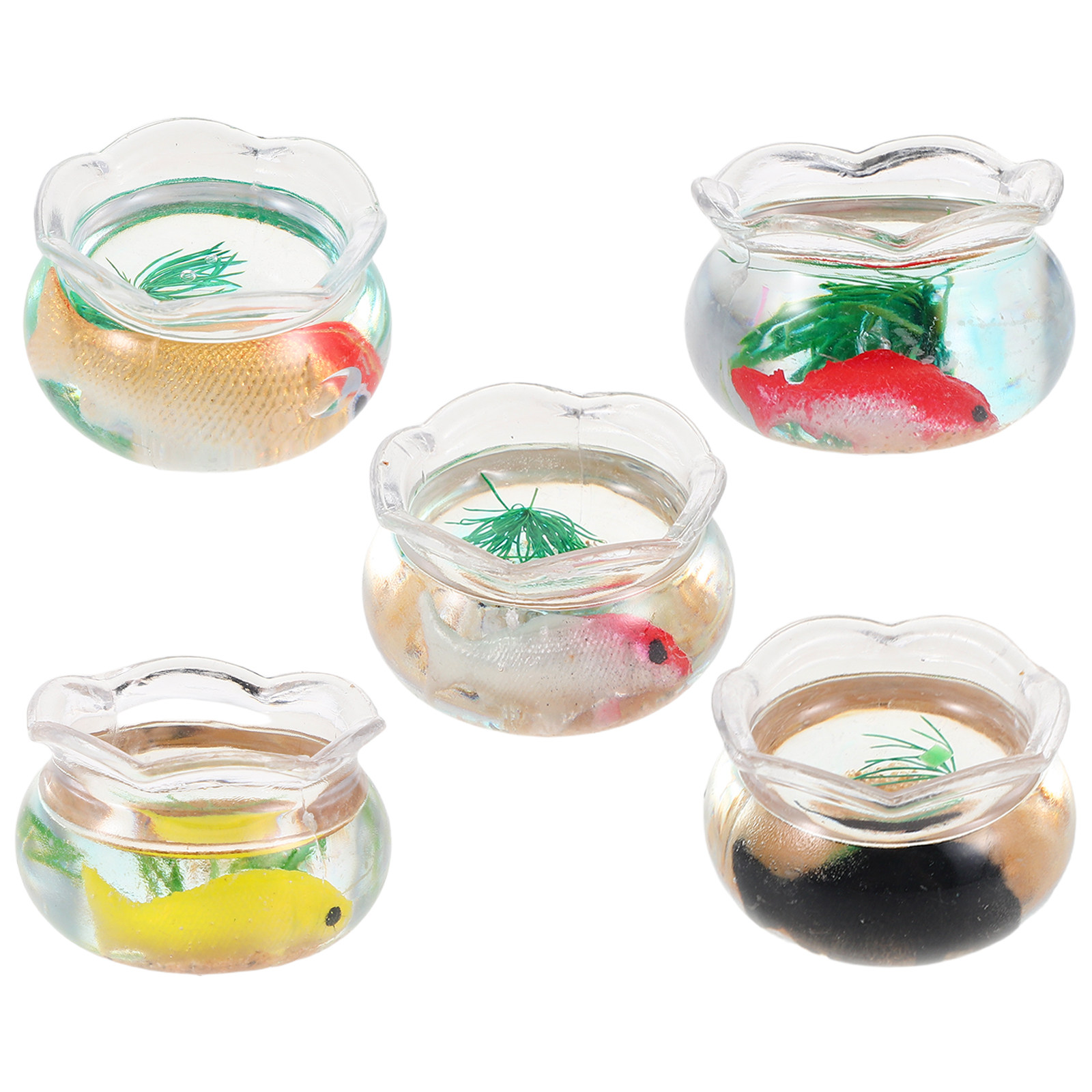 5 Adet Mini Balık Kabı, Küçük  - Aquarium Fish Bowl incelemesi ve fiyatı