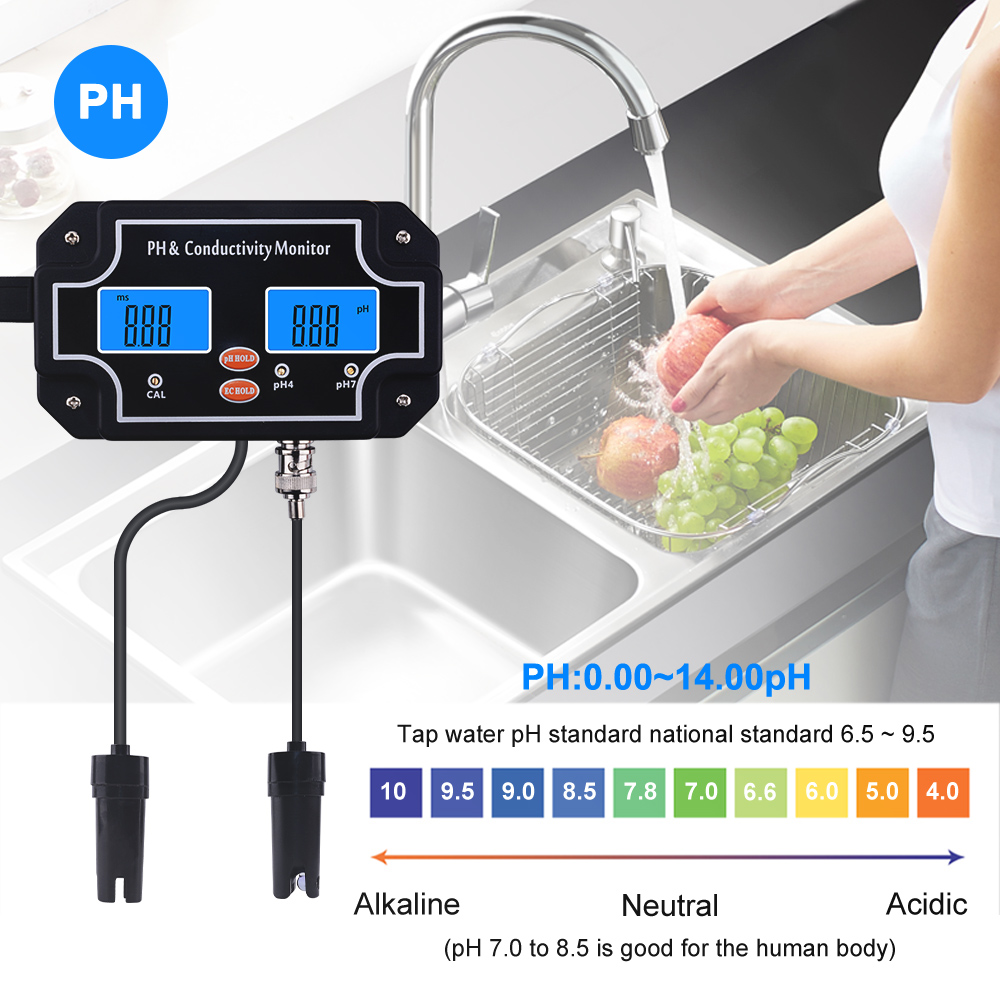 Yieryi dijital çevrimiçi PH/EC - Aquarium Fish In Online incelemesi ve fiyatı