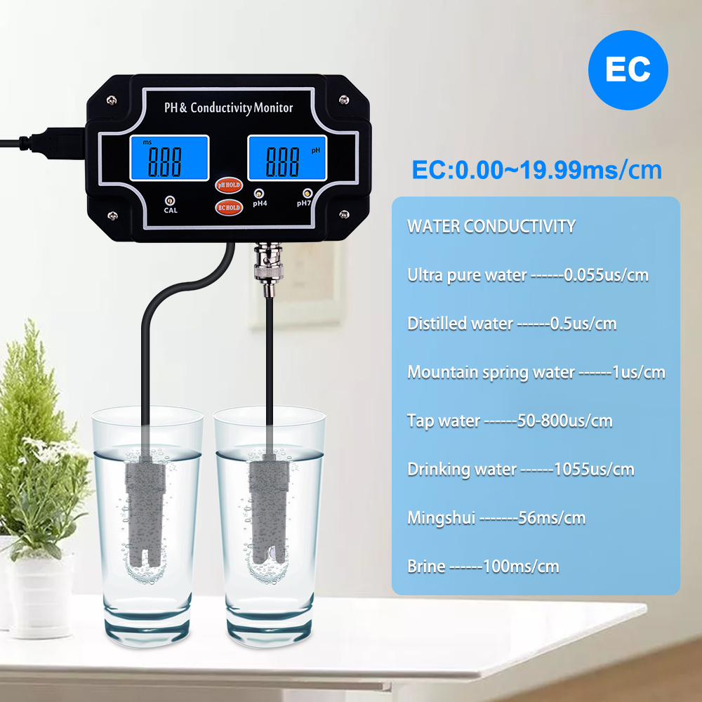 Yieryi dijital çevrimiçi PH/EC - Aquarium Fish In Online incelemesi ve fiyatı