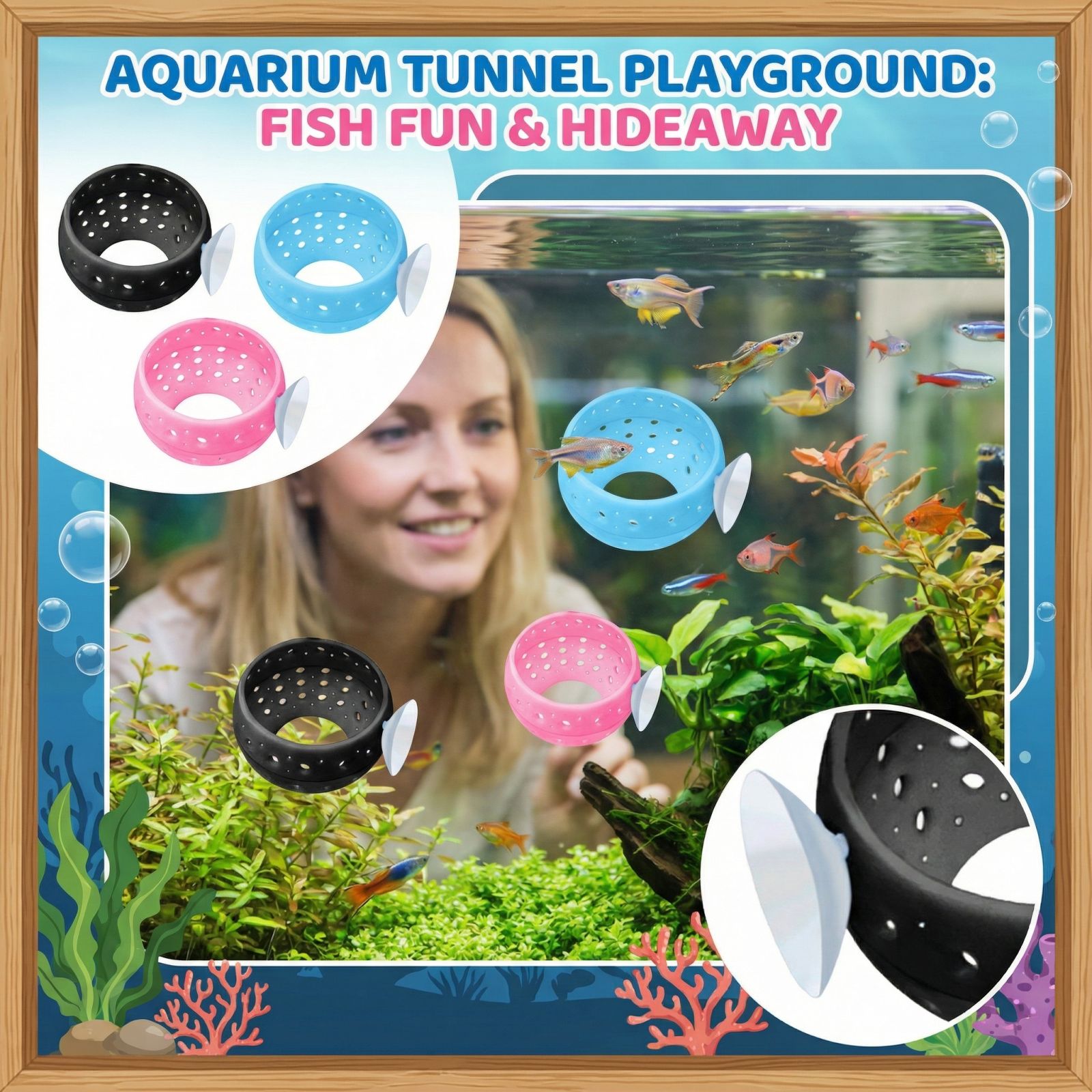 Betta Balığı Saklanma Tüneli A - Aquarium Fish Cave incelemesi ve fiyatı
