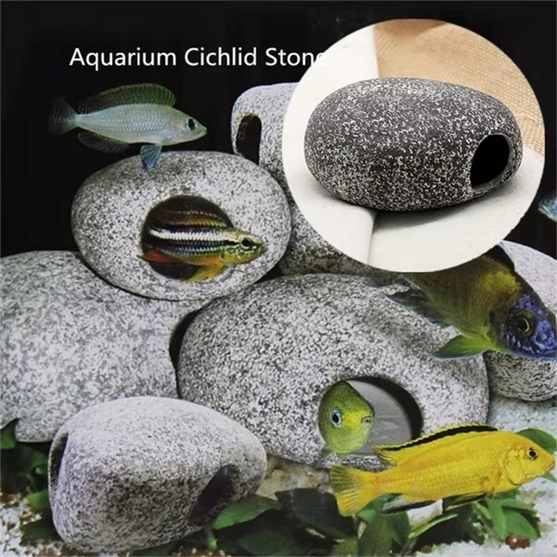 1/2 Adet Akvaryum Cichlid Taşı - Aquarium Fish Hide incelemesi ve fiyatı