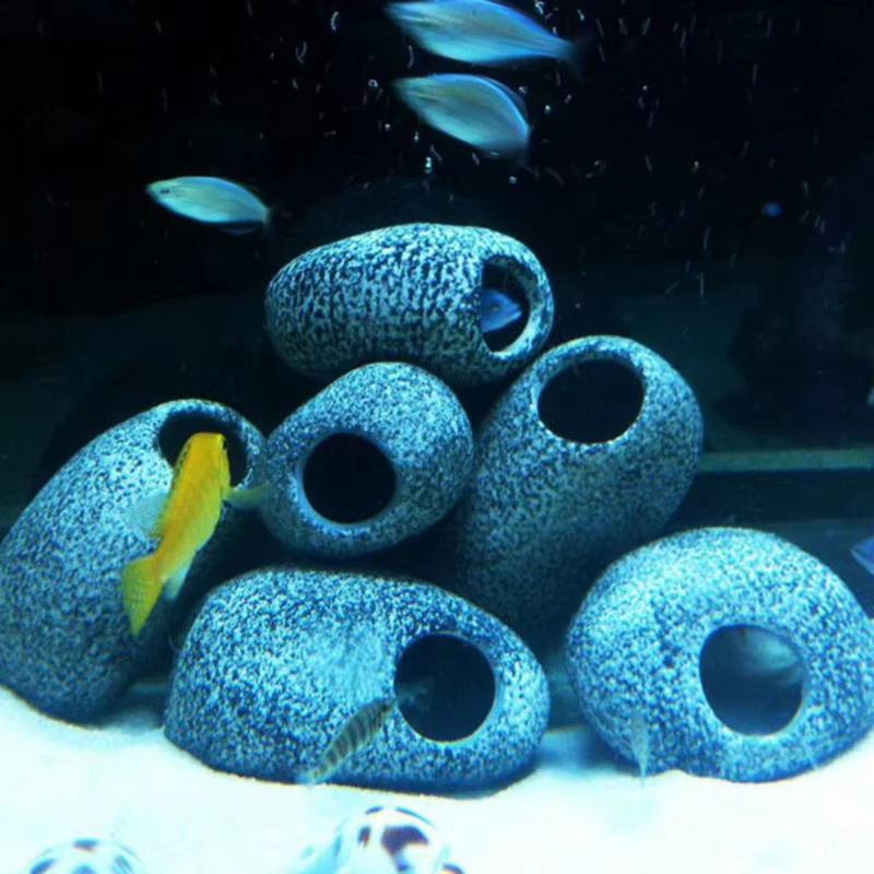 1/2 Adet Akvaryum Cichlid Taşı - Aquarium Fish Hide incelemesi ve fiyatı