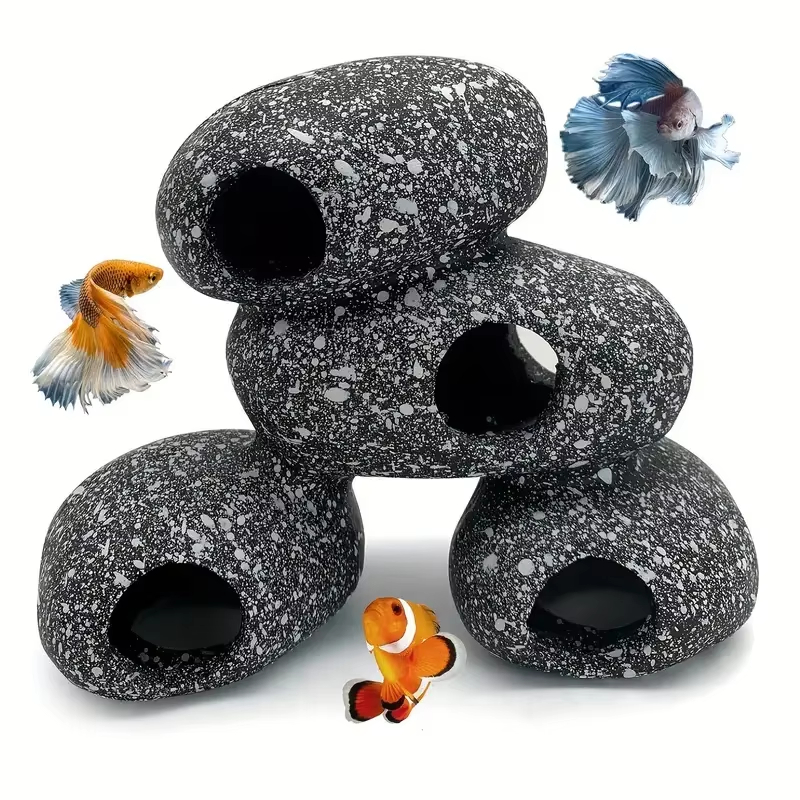 1/2 Adet Akvaryum Cichlid Taşı - Aquarium Fish Hide incelemesi ve fiyatı