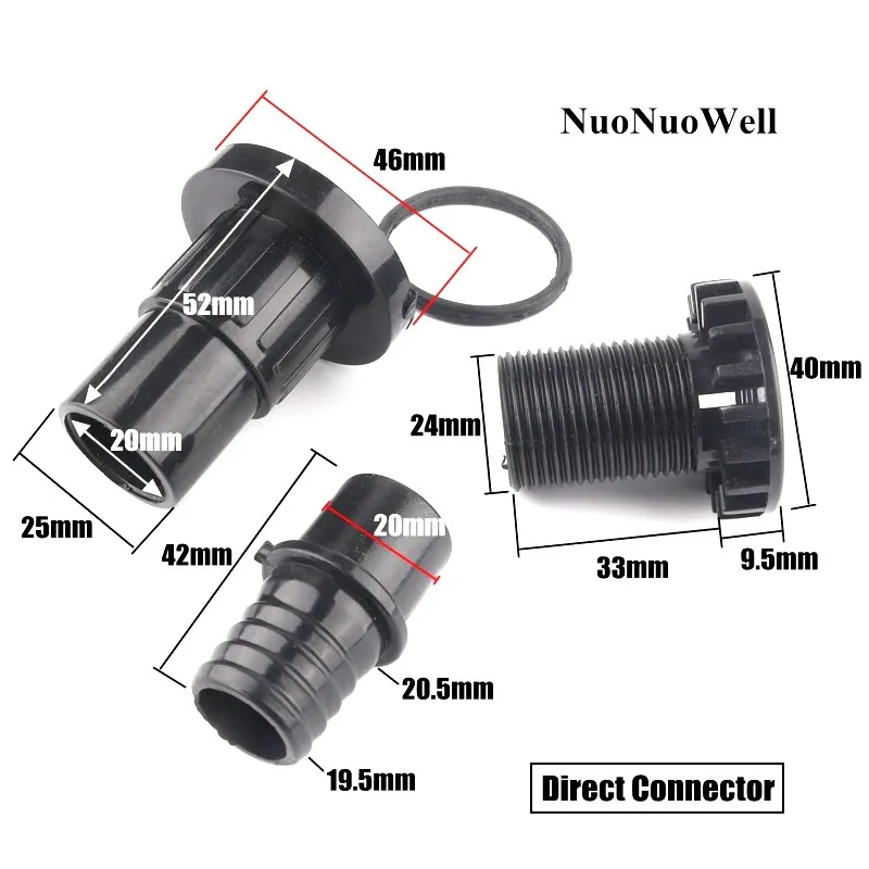 1 adet 20 mm siyah PVC akvaryu - Fish Co Aquarium incelemesi ve fiyatı