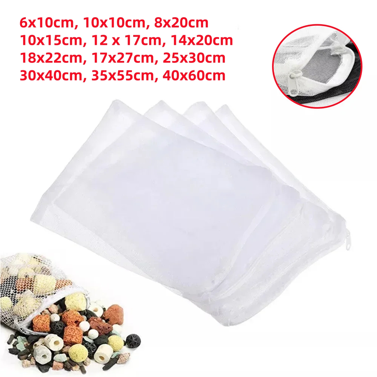1/5 adet akvaryum filtre torba - Aquarium Fish Cave incelemesi ve fiyatı